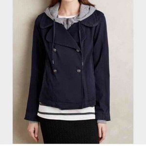 Anthropologie Hei Hei Layered Navy Jacket